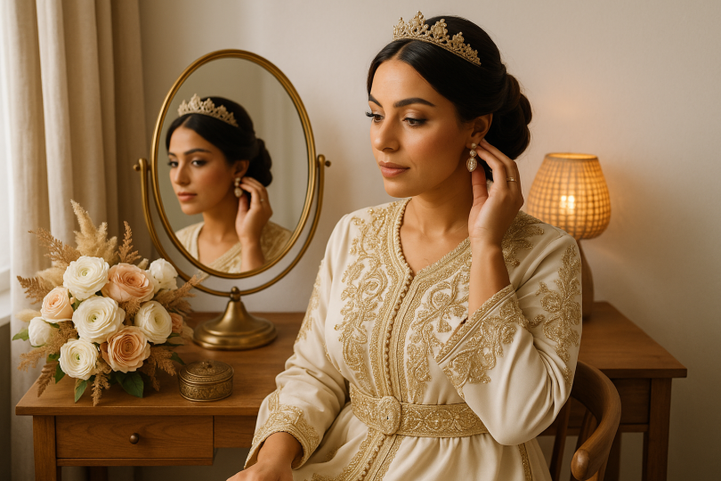 Beauty and styling preparation setup